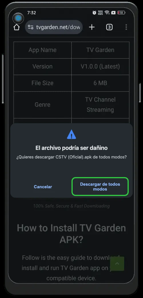 Descargar app CSTV